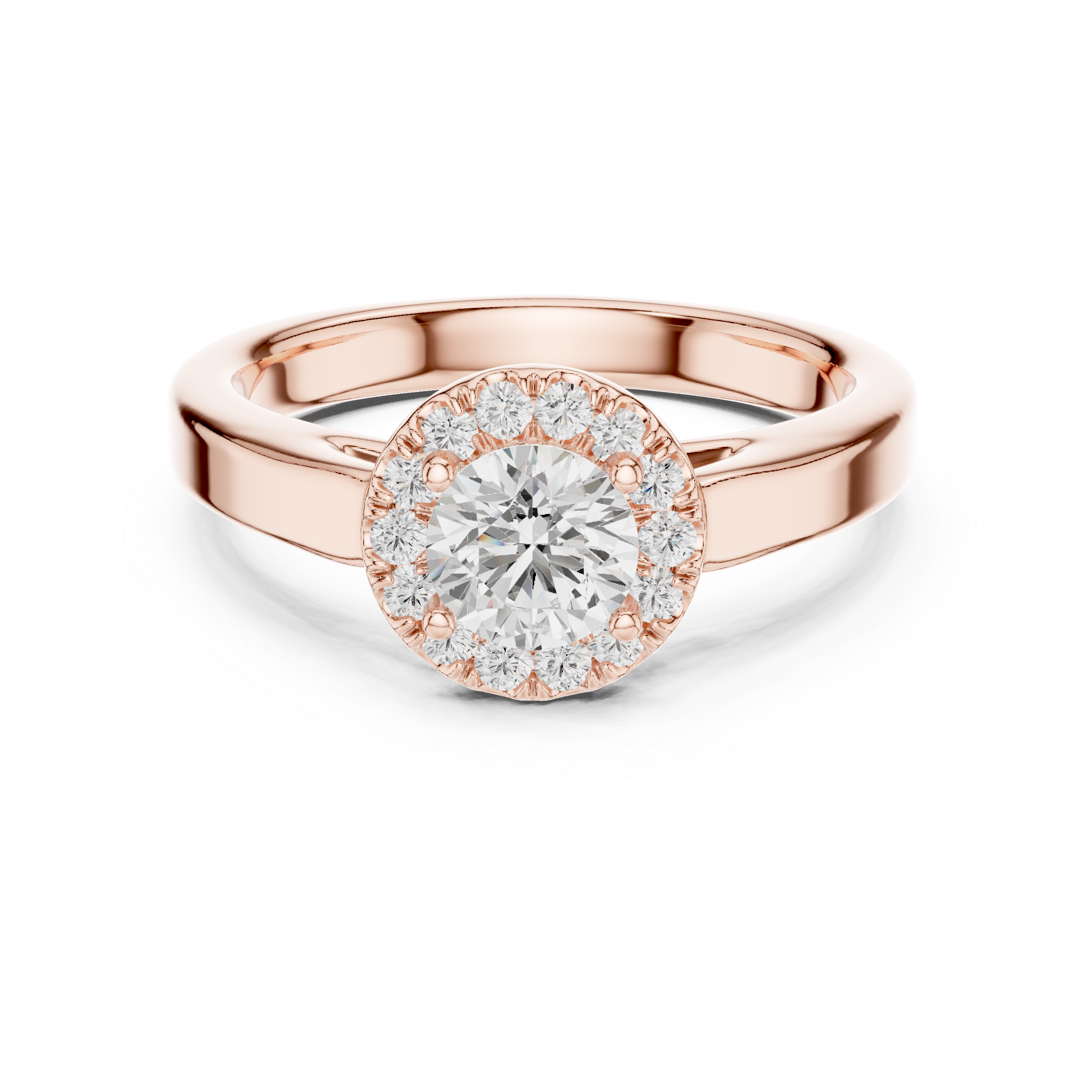 Vivid Color Lab grown diamond Rings design