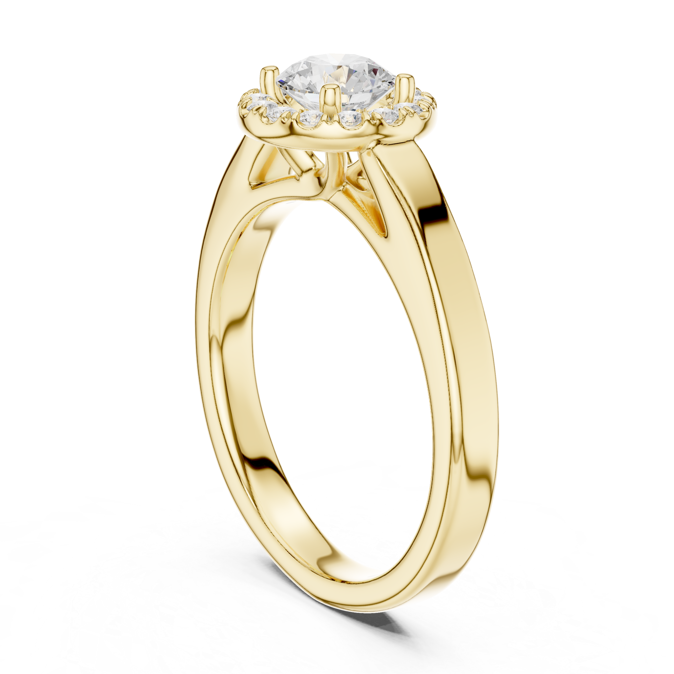 Vivid Color Lab grown diamond Rings design