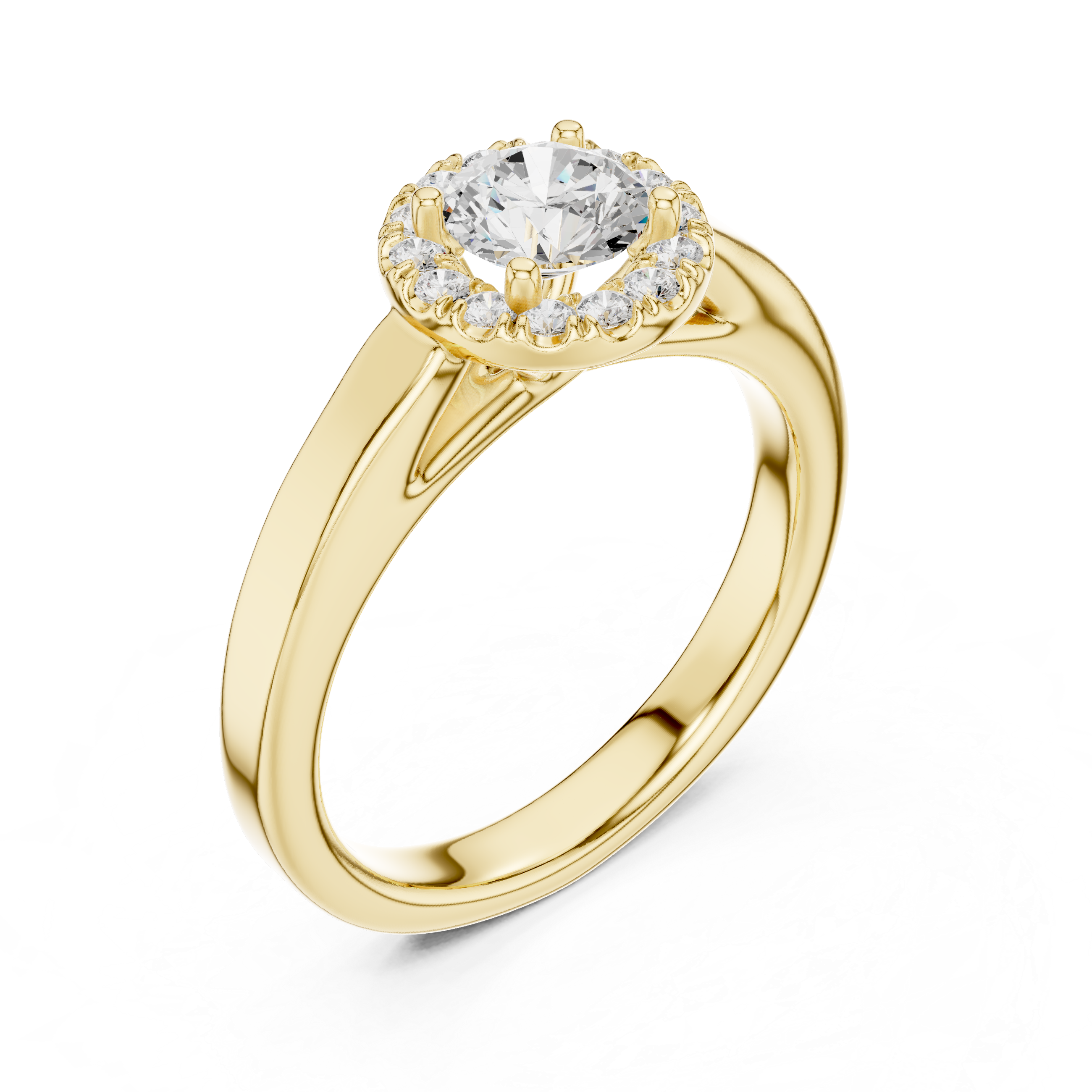 Vivid Color Lab grown diamond Rings design