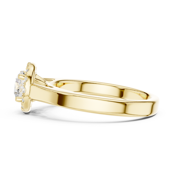 Vivid Color Lab grown diamond Rings design