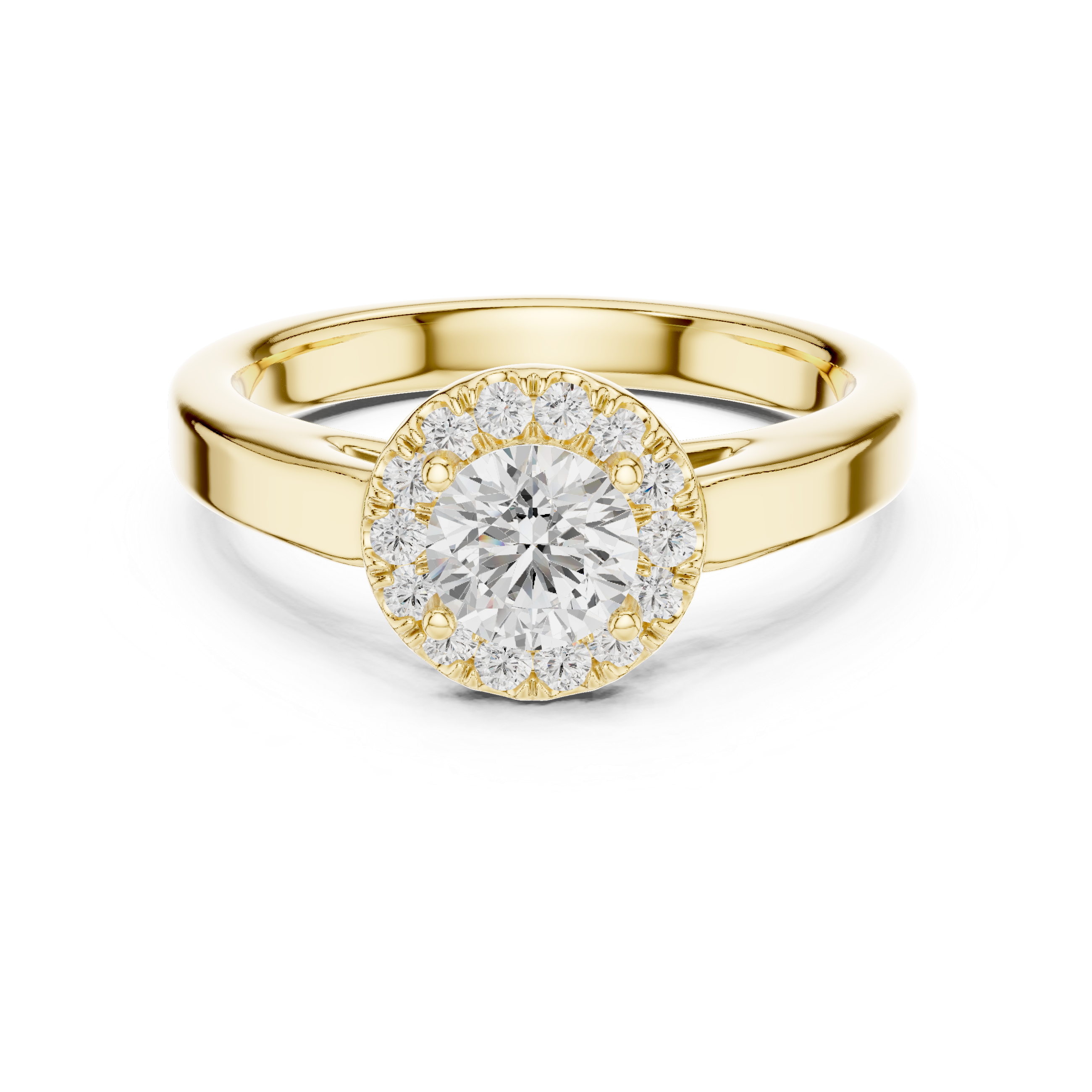 Vivid Color Lab grown diamond Rings design
