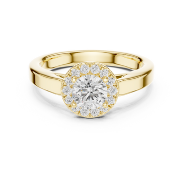 Vivid Color Lab grown diamond Rings design