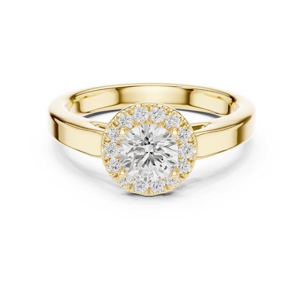 Vivid Color Lab grown diamond Rings design
