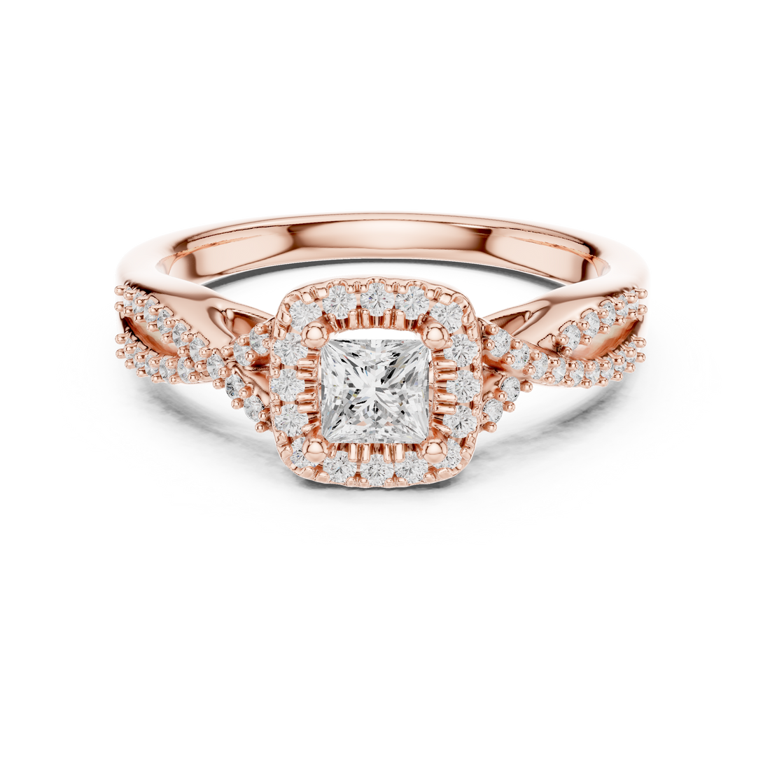 Lunar Phase Lab grown diamond Rings design