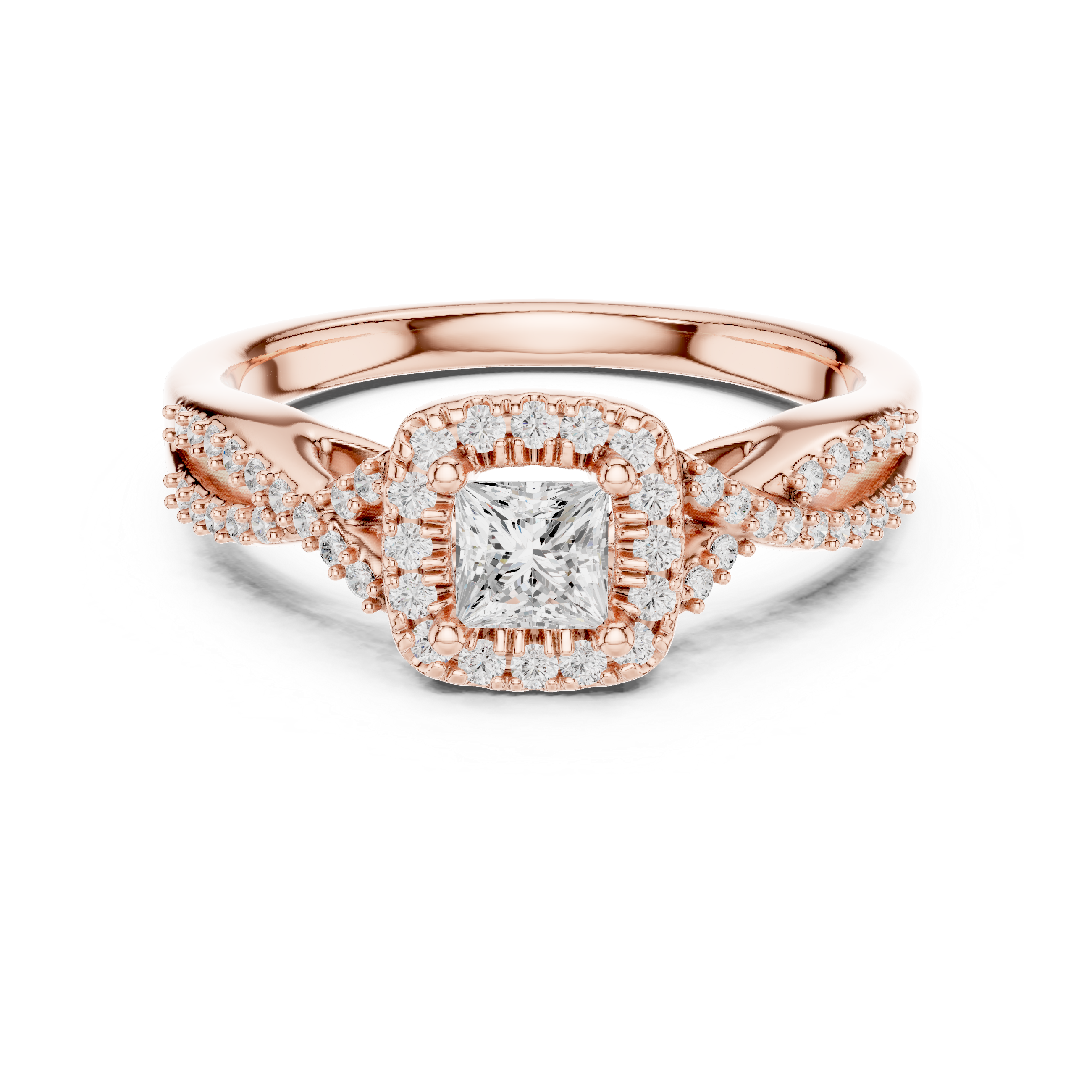 Lunar Phase Lab grown diamond Rings design