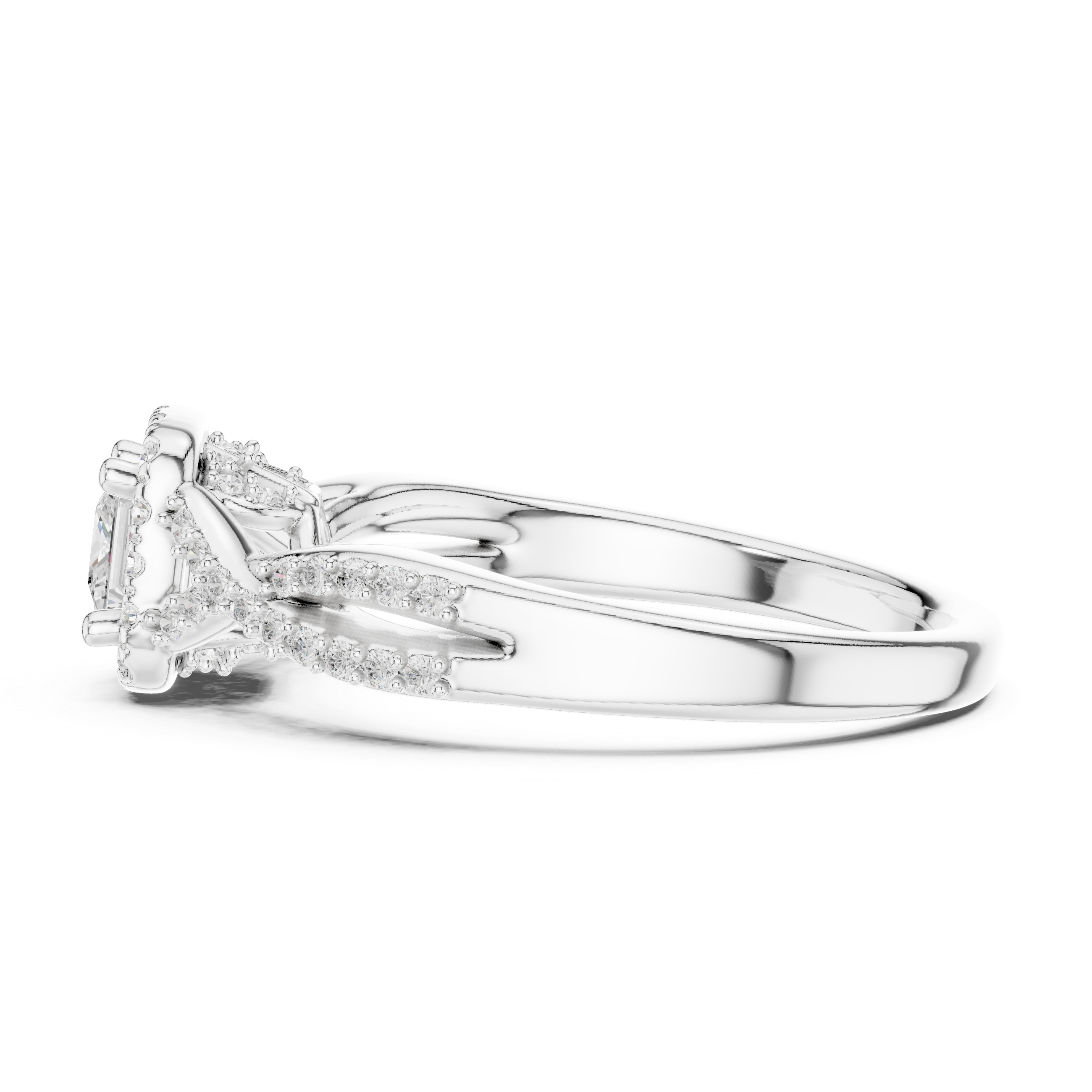 Lunar Phase Lab grown diamond Rings design