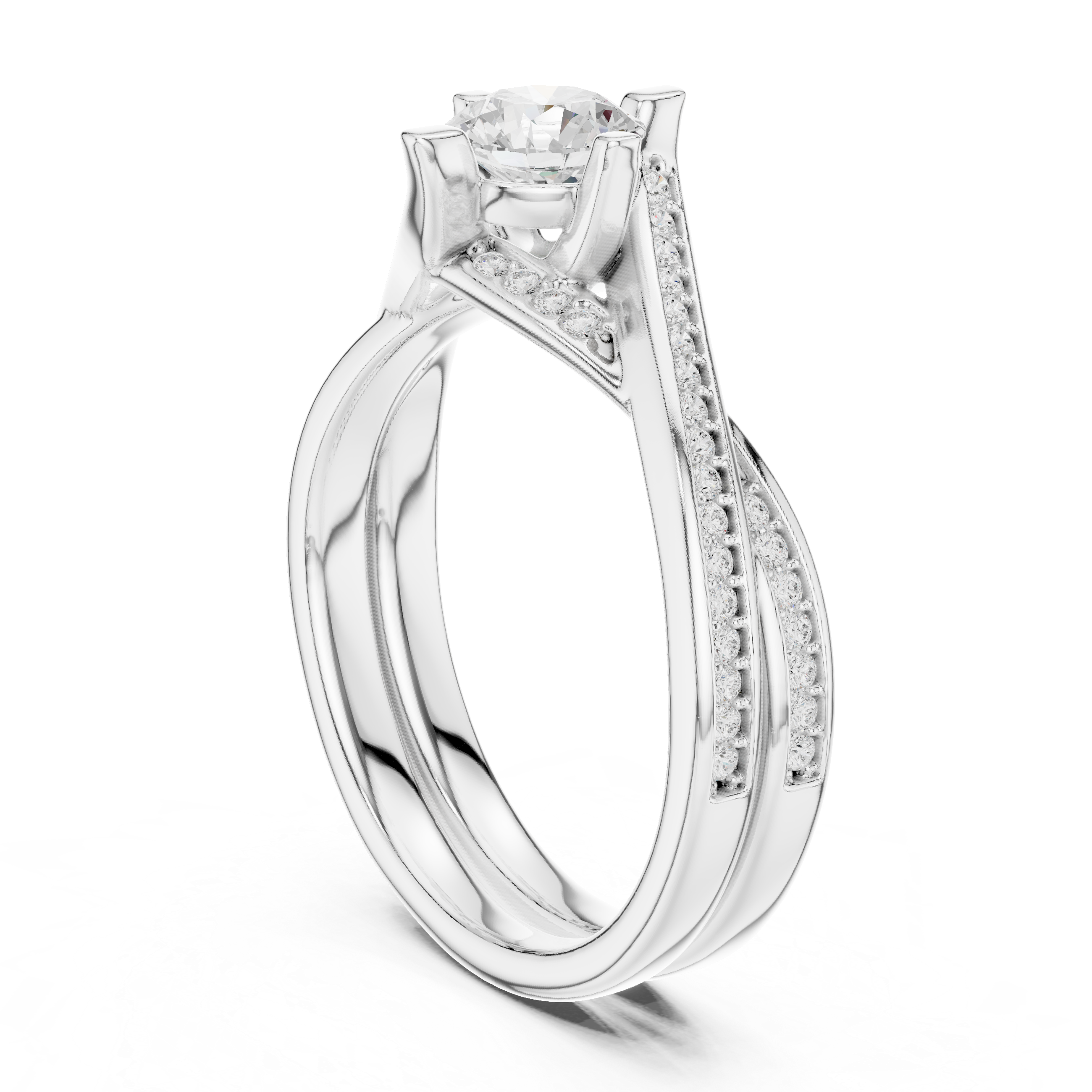 Earthy Tone Lab grown diamond Rings design