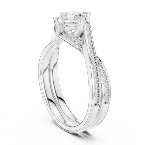 Earthy Tone Lab grown diamond Rings design