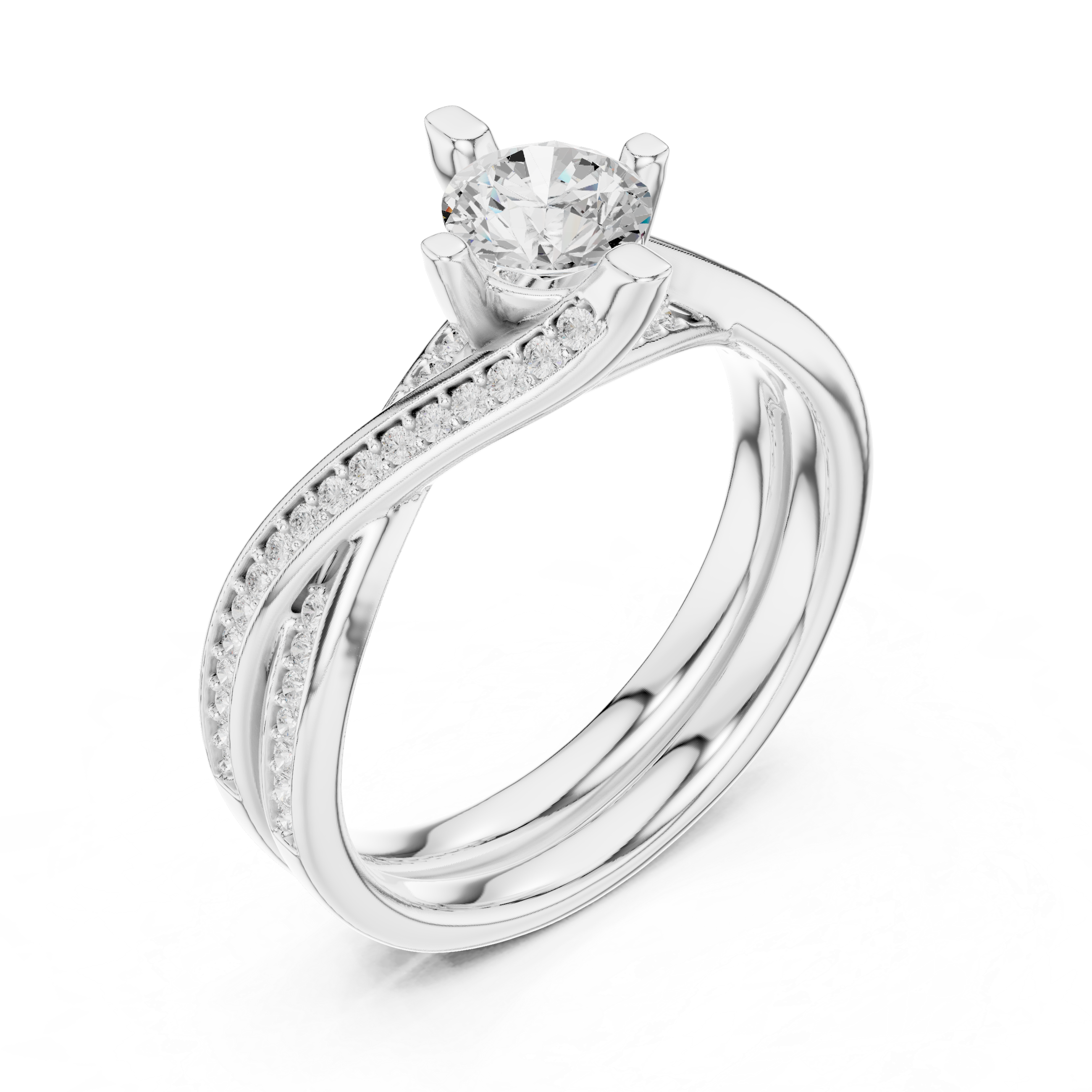 Earthy Tone Lab grown diamond Rings design