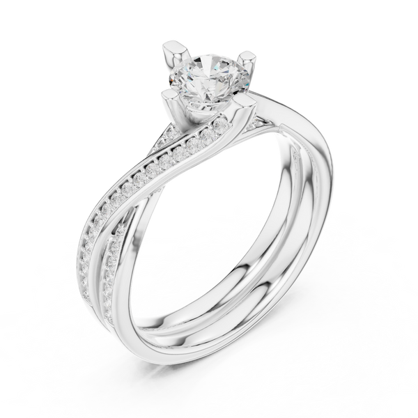 Earthy Tone Lab grown diamond Rings design