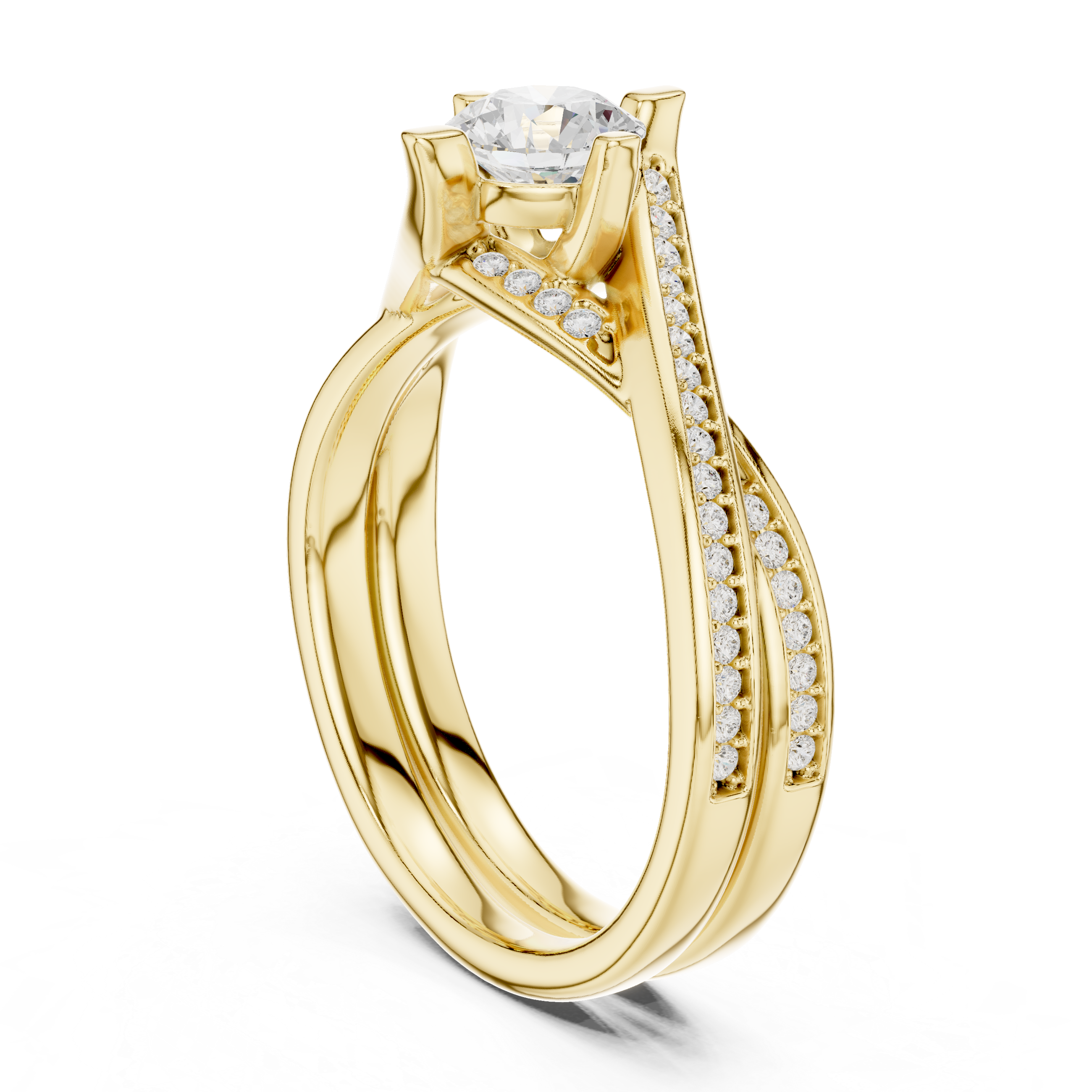 Earthy Tone Lab grown diamond Rings design