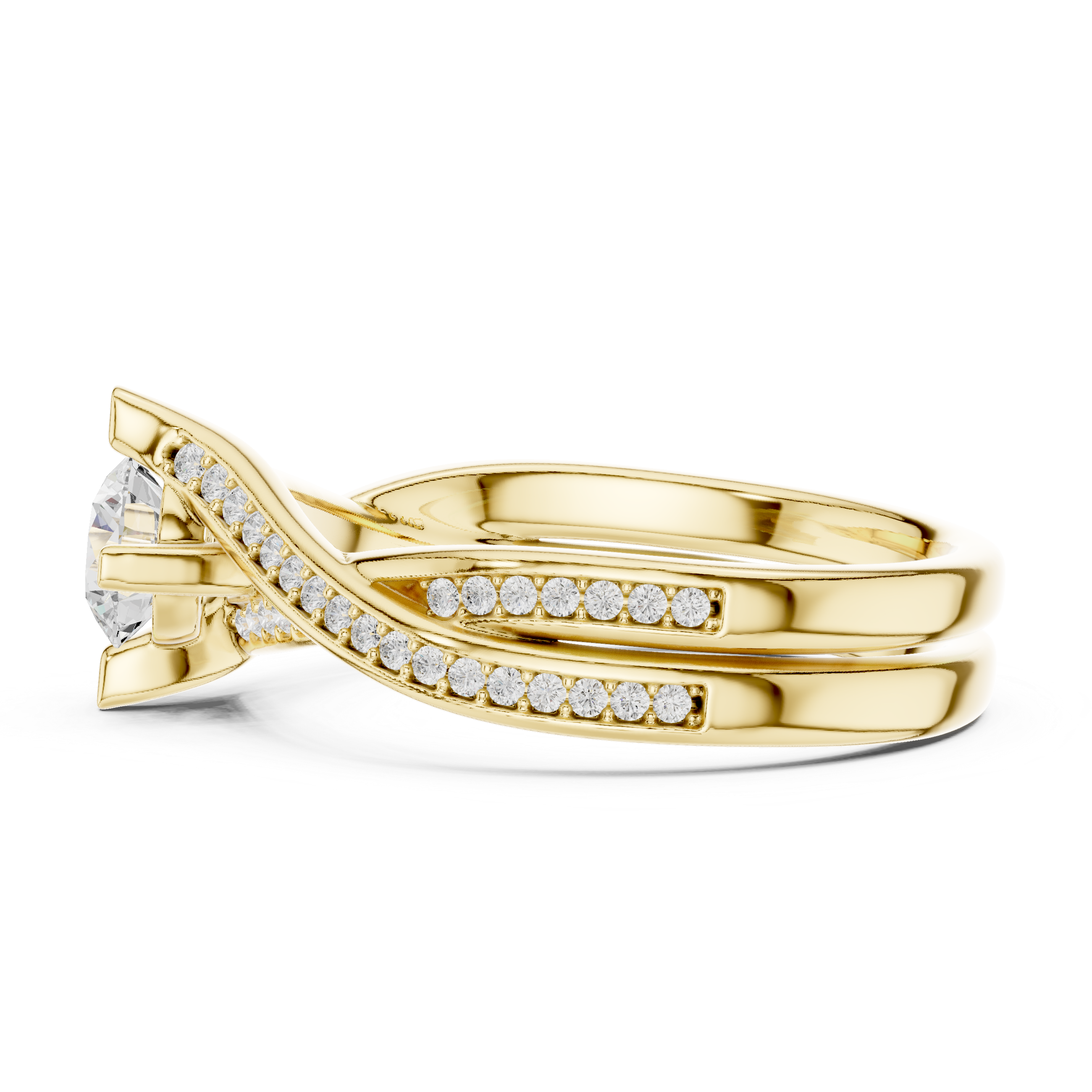Earthy Tone Lab grown diamond Rings design