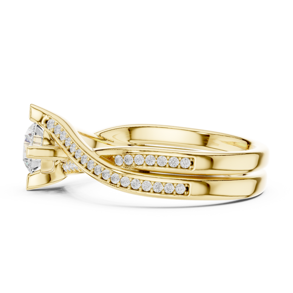 Earthy Tone Lab grown diamond Rings design