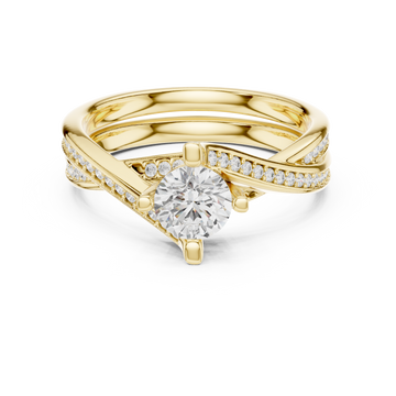 Earthy Tone Lab grown diamond Rings design