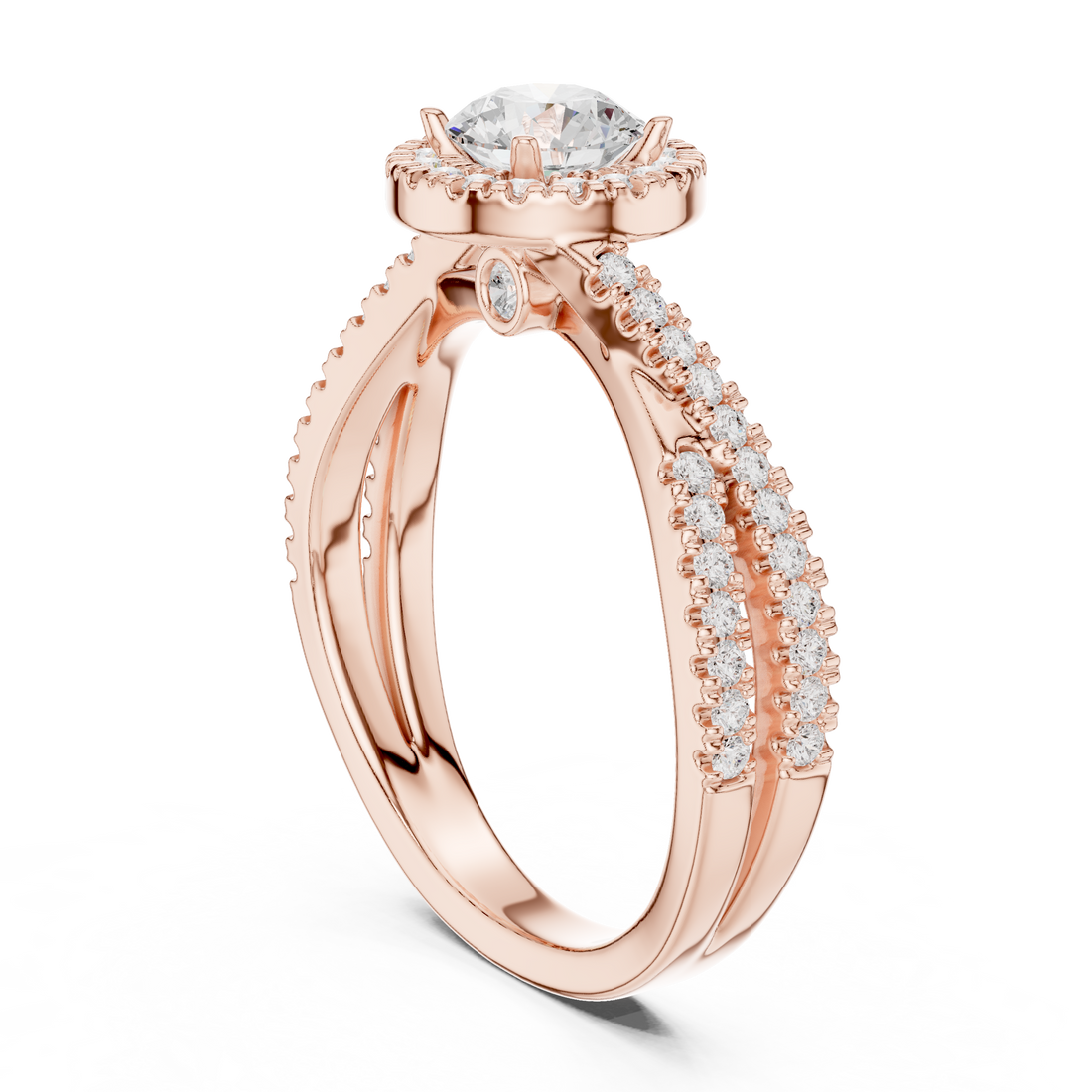 River Flow Lab grown diamond Ring design