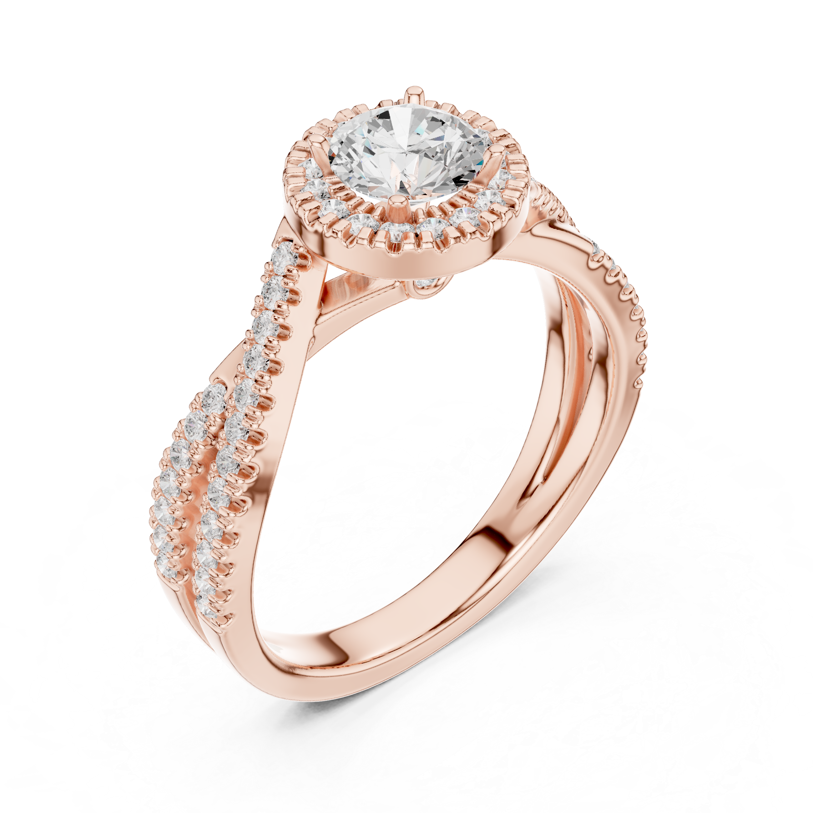 River Flow Lab grown diamond Ring design