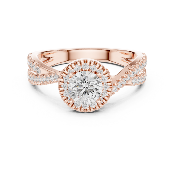 River Flow Lab grown diamond Ring design