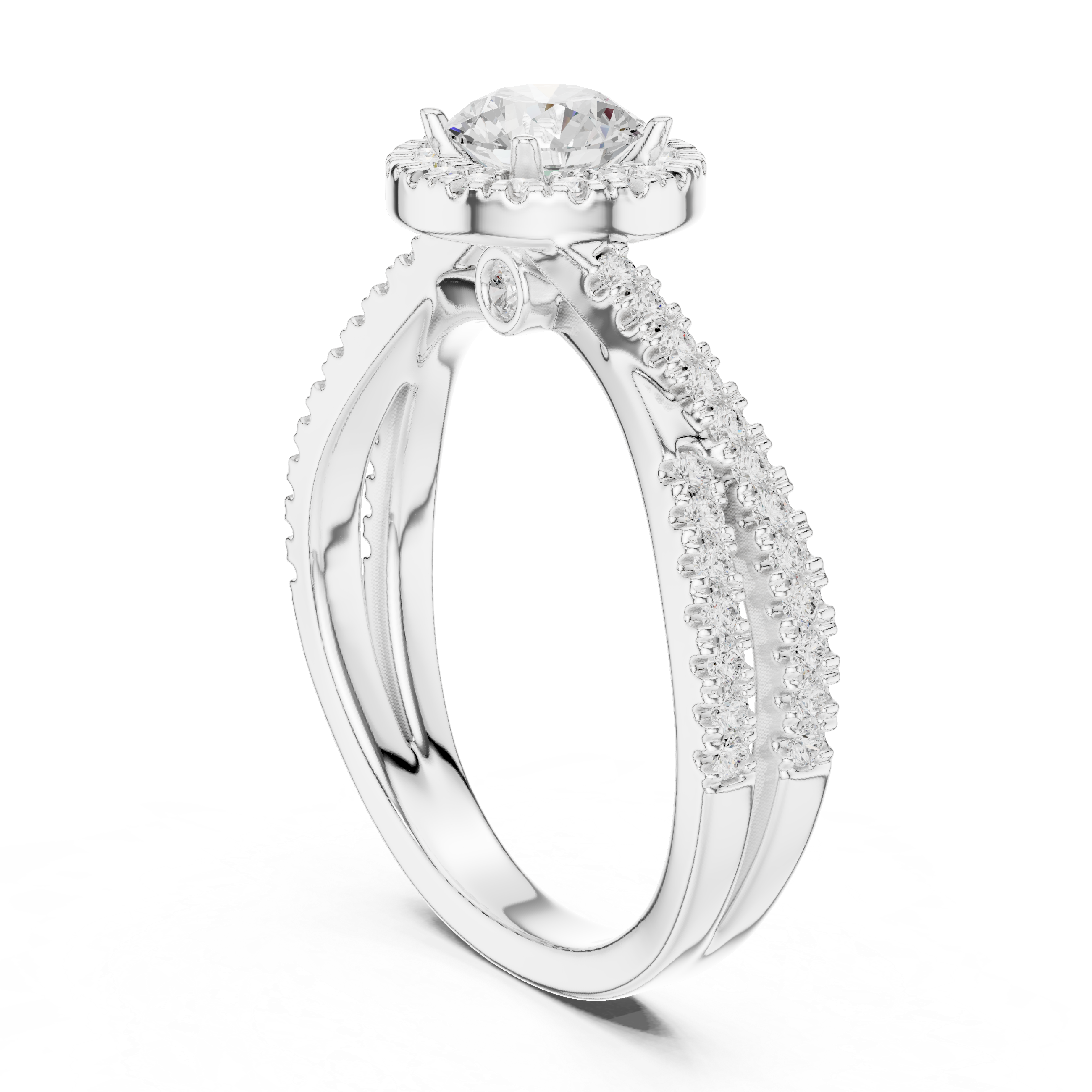 River Flow Lab grown diamond Ring design