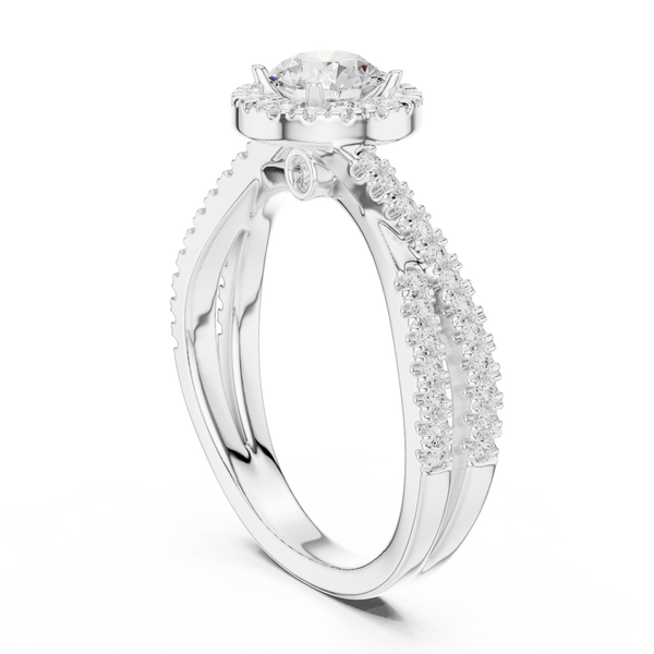 River Flow Lab grown diamond Ring design