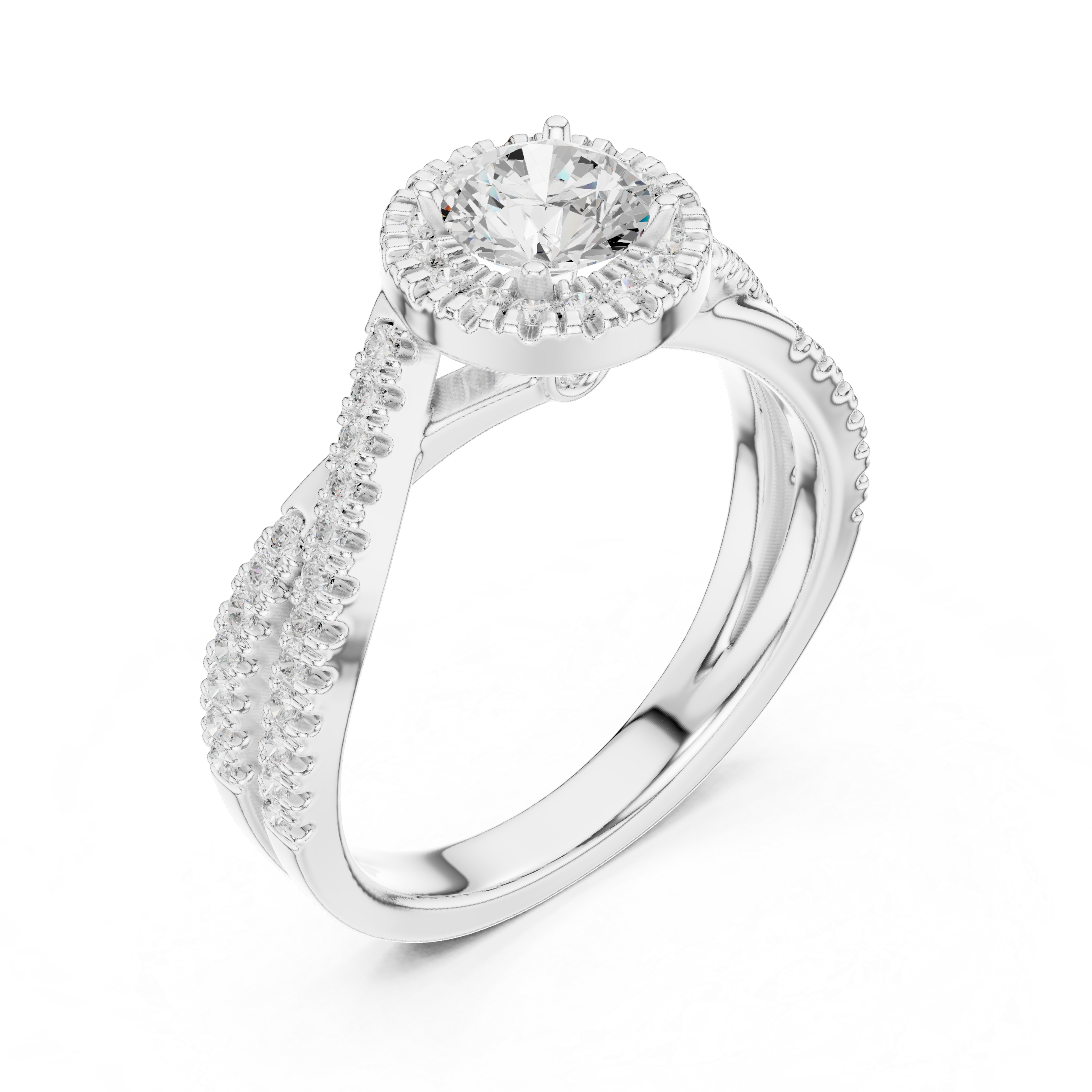 River Flow Lab grown diamond Ring design