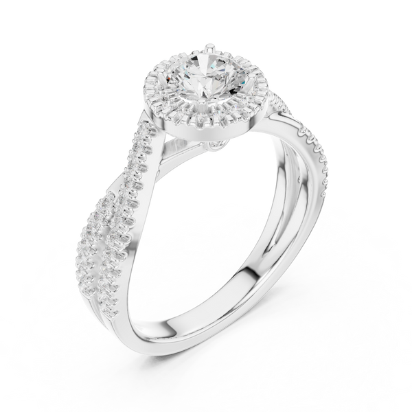 River Flow Lab grown diamond Ring design