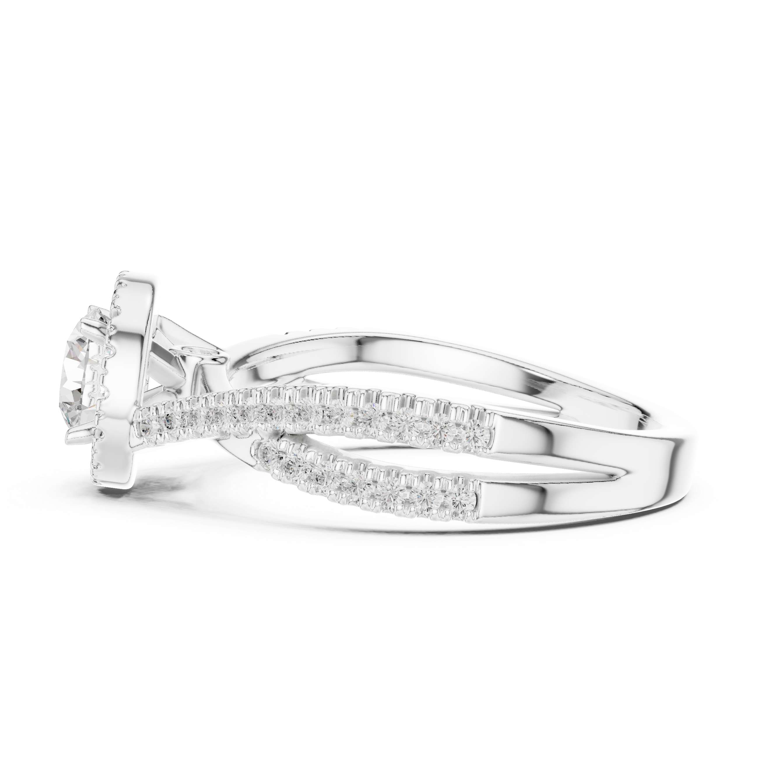 River Flow Lab grown diamond Ring design
