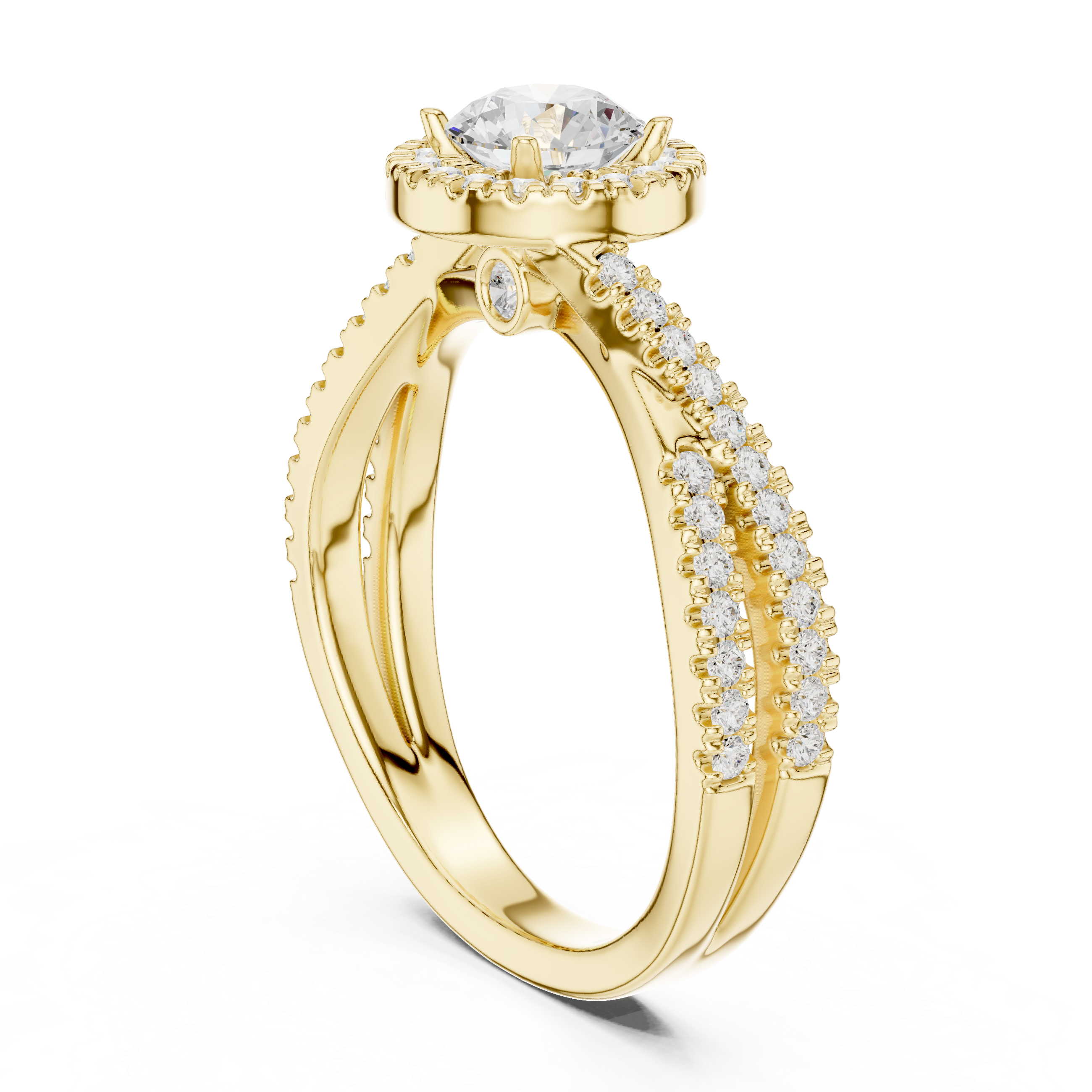 River Flow Lab grown diamond Ring design