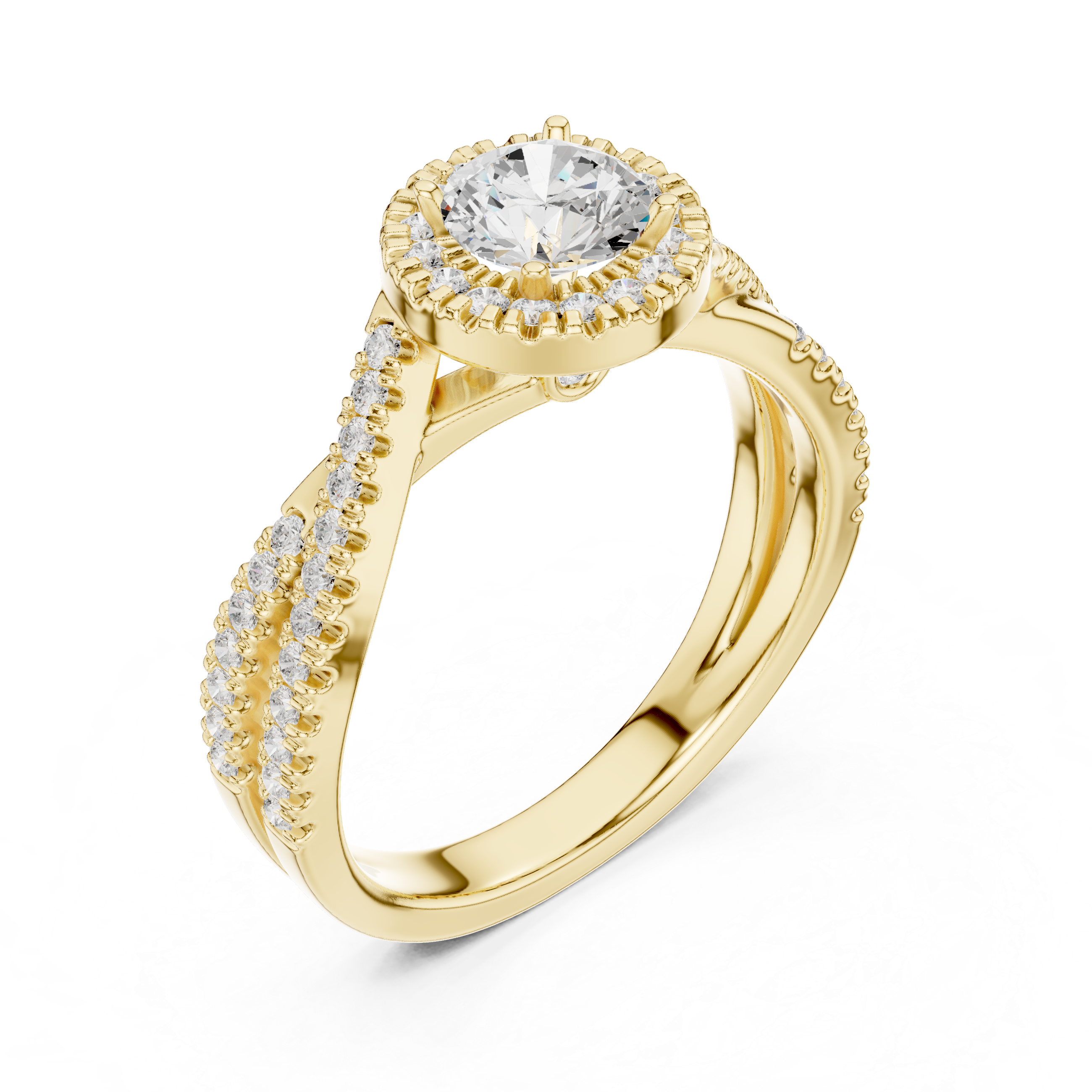 River Flow Lab grown diamond Ring design