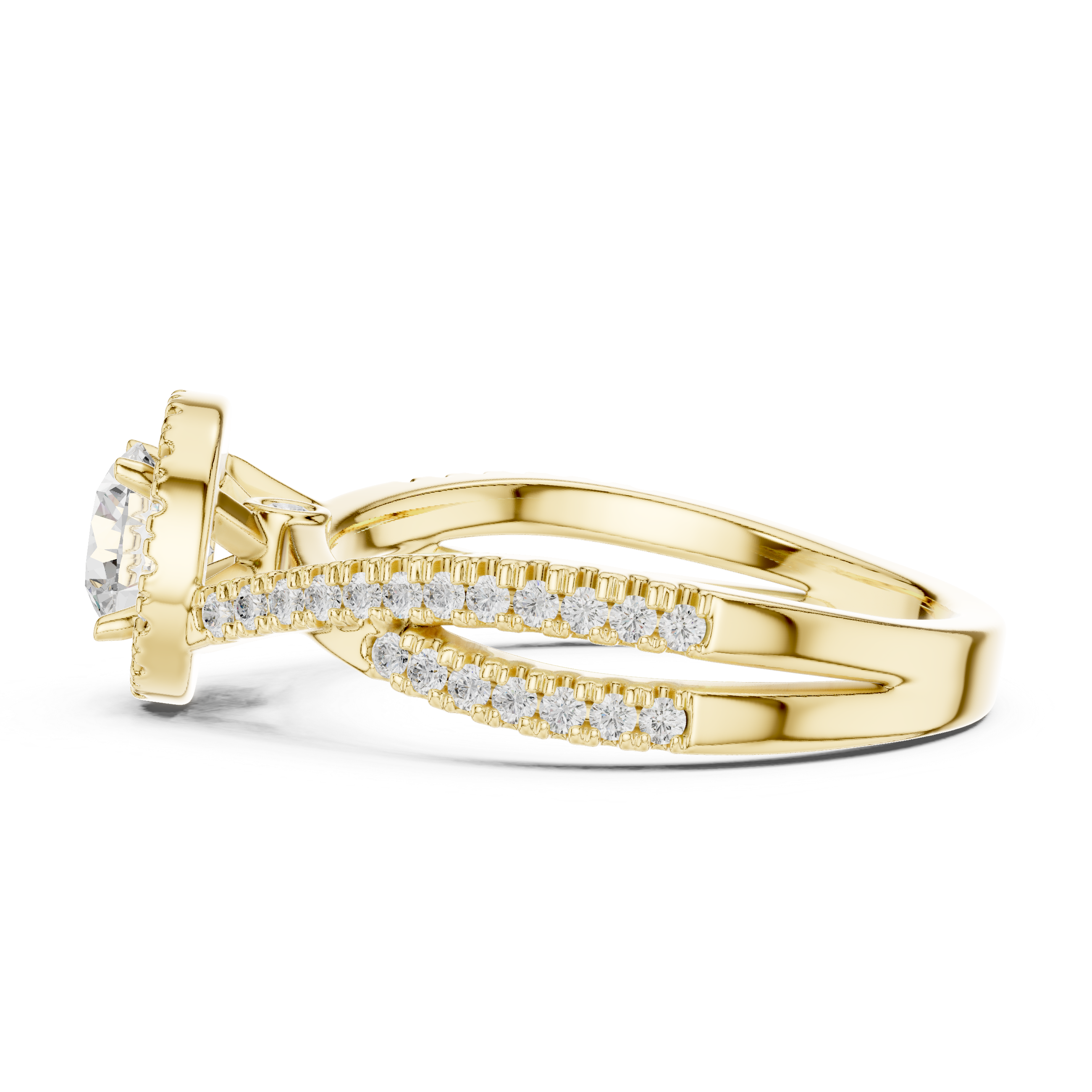 River Flow Lab grown diamond Ring design