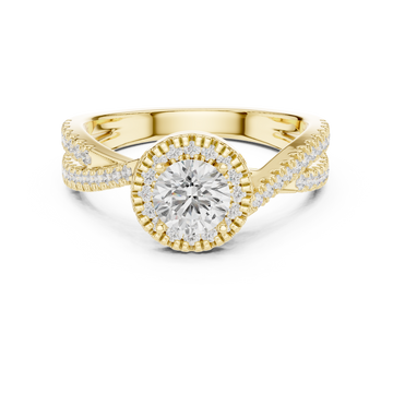 River Flow Lab grown diamond Ring design
