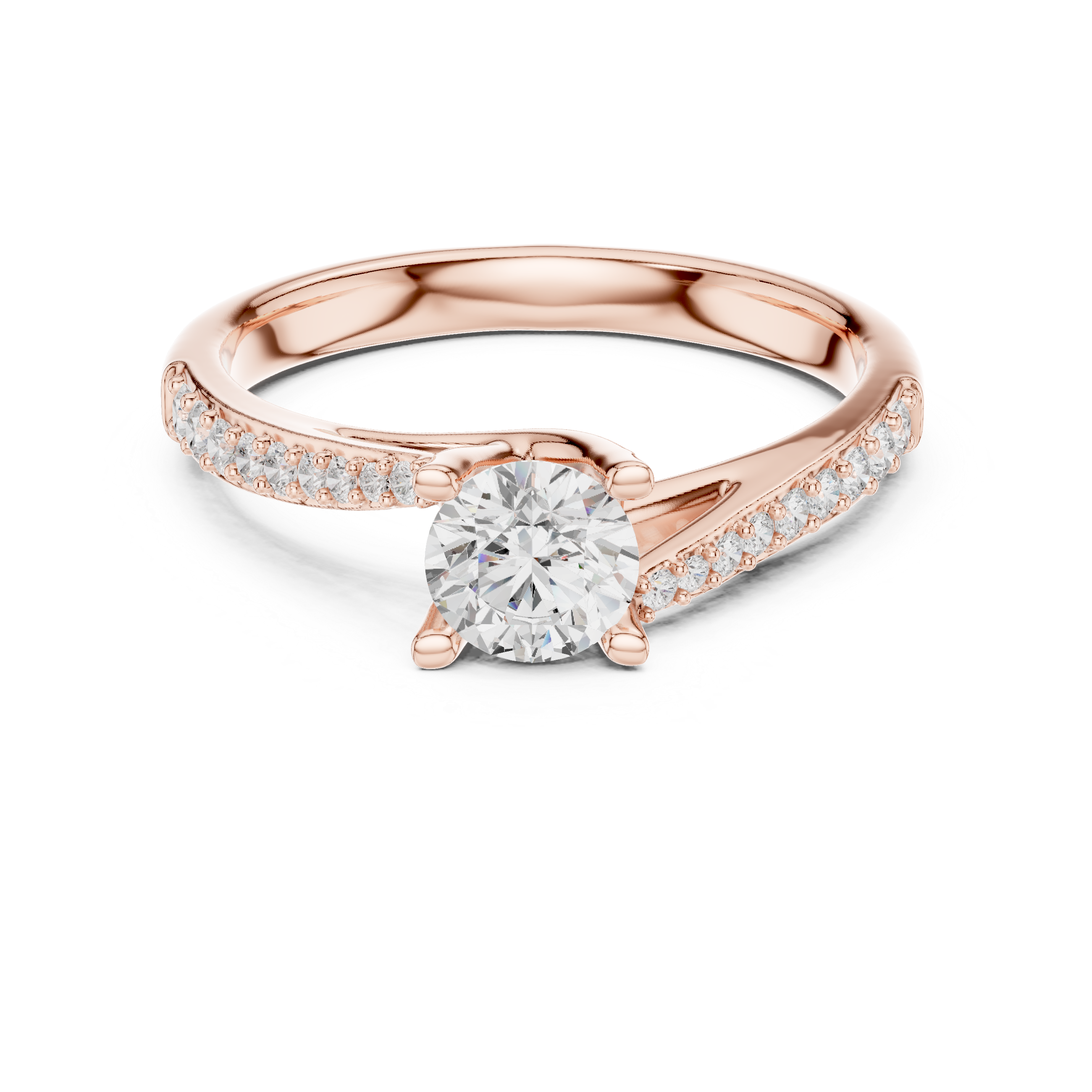 Vast Plain Lab grown diamond Rings design