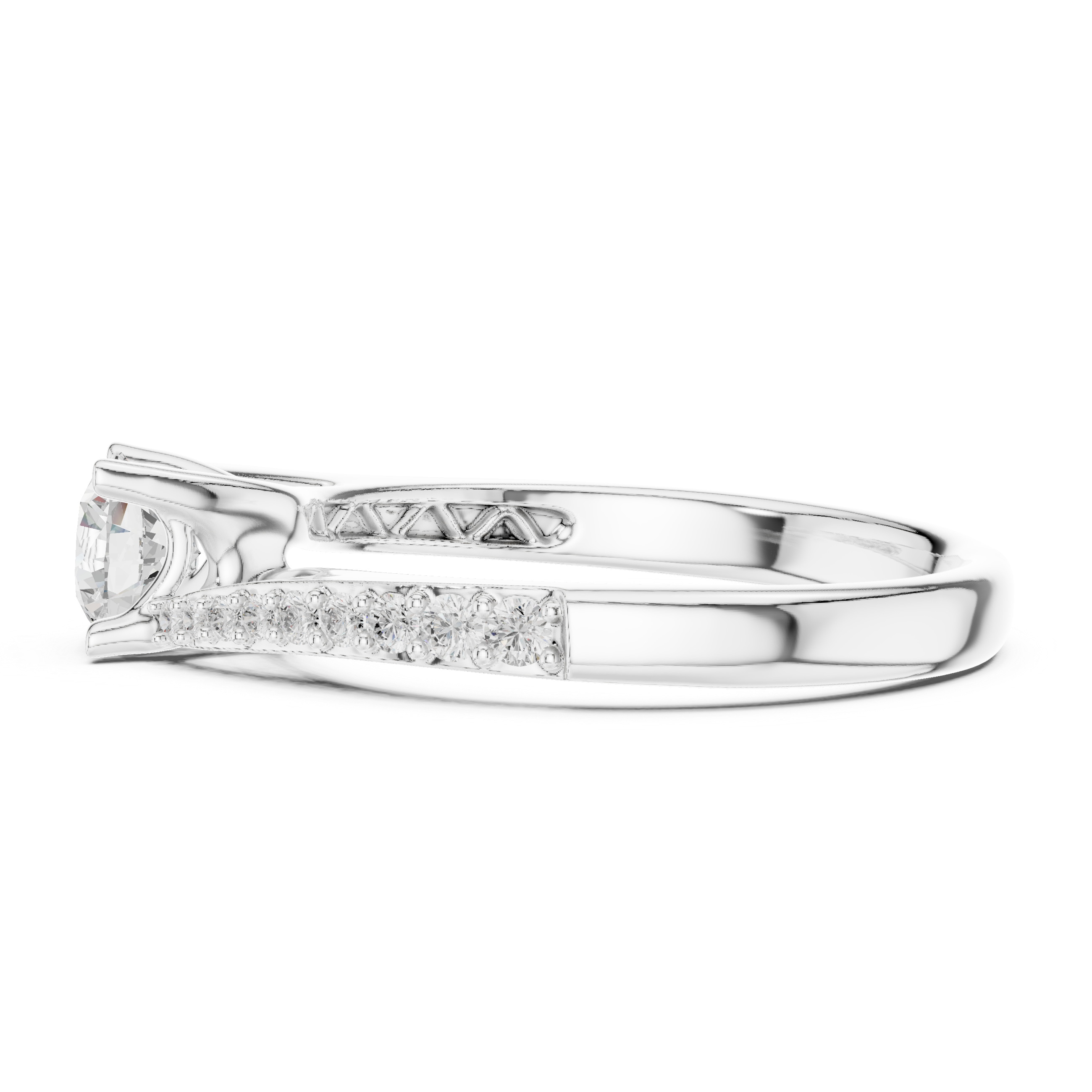 Vast Plain Lab grown diamond Rings design