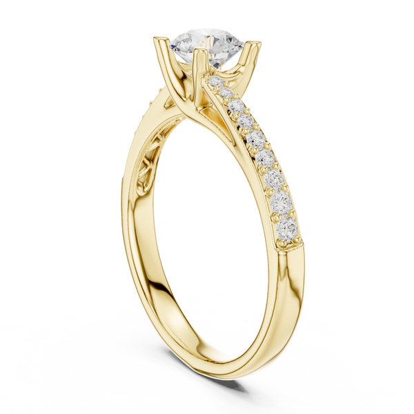 Vast Plain Lab grown diamond Rings design