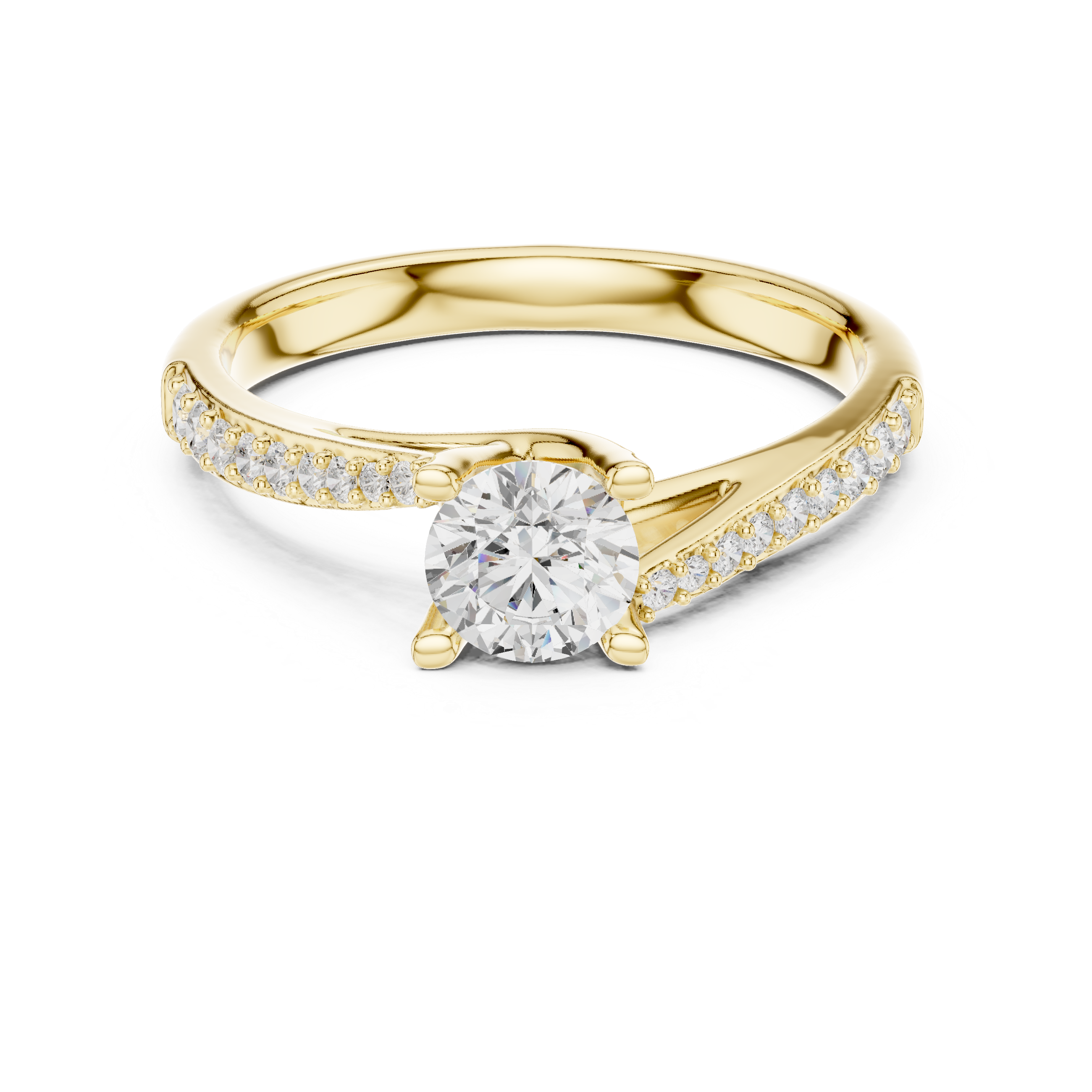 Vast Plain Lab grown diamond Rings design