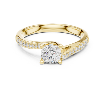 Vast Plain Lab grown diamond Rings design