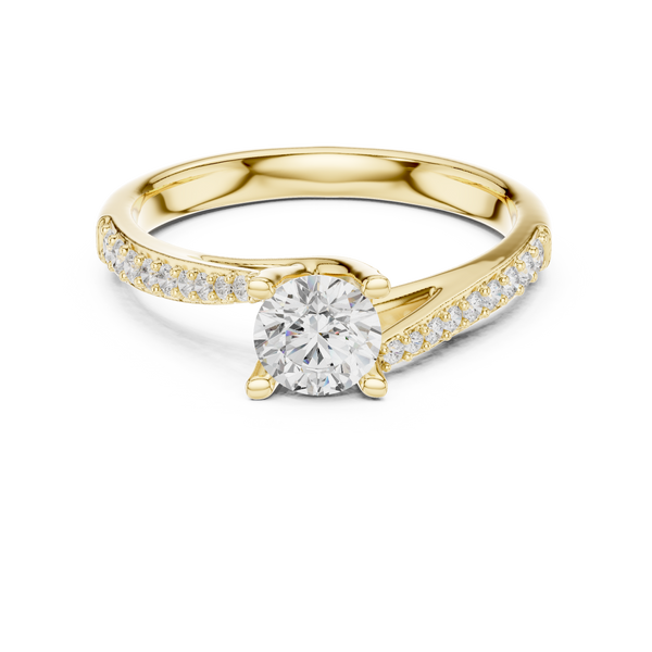 Vast Plain Lab grown diamond Rings design