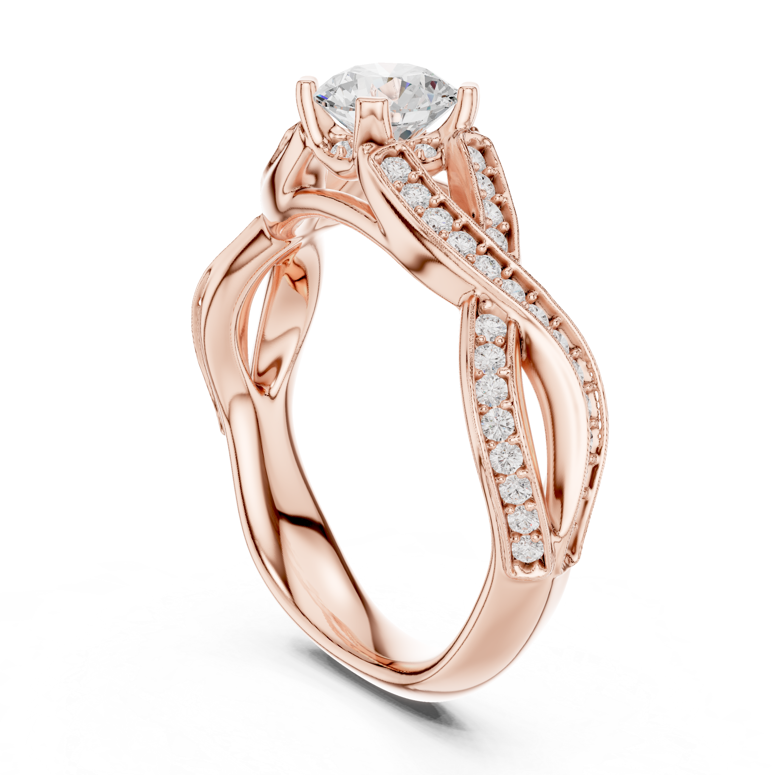 Glacial Ice Lab grown diamond Rings design
