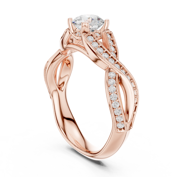 Glacial Ice Lab grown diamond Rings design