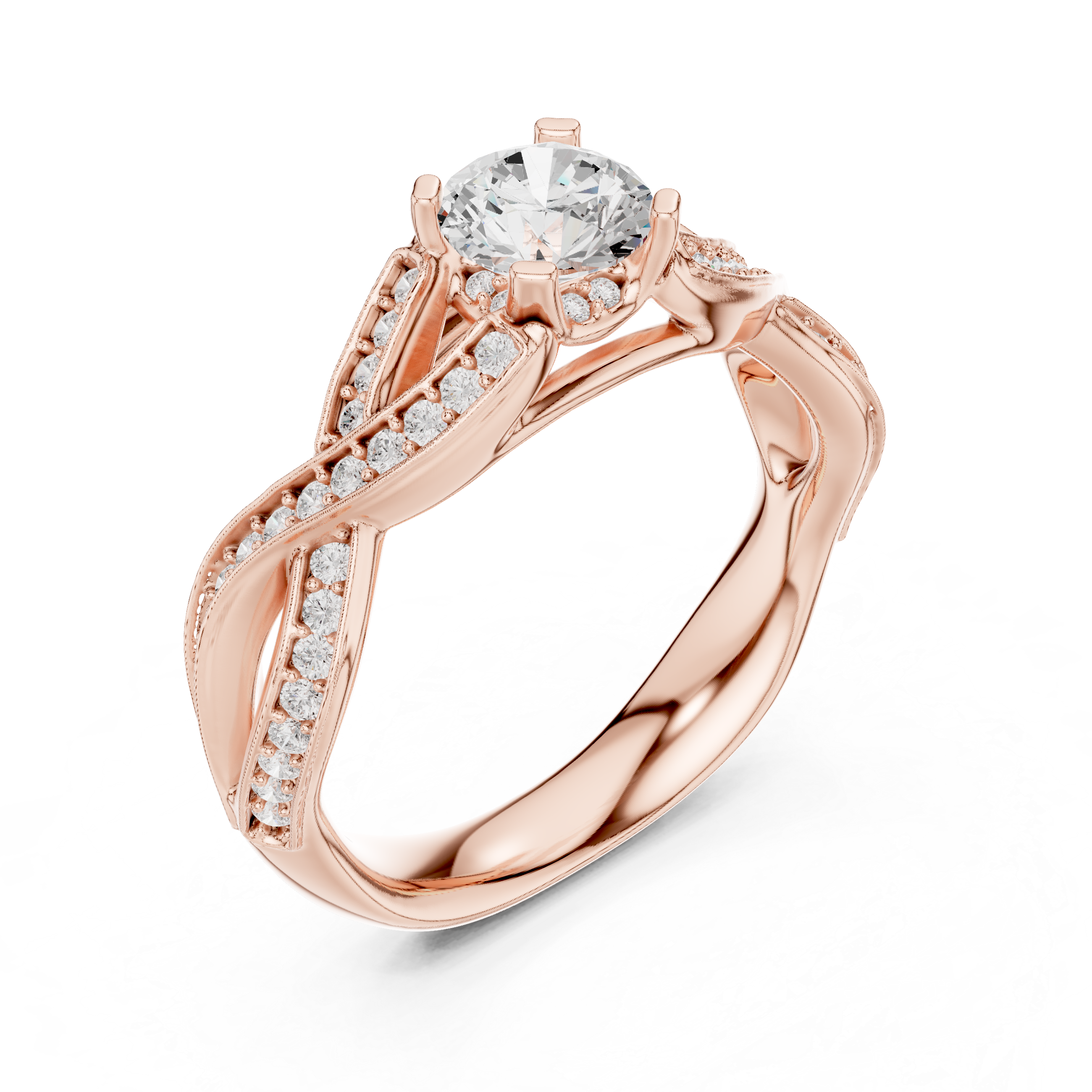 Glacial Ice Lab grown diamond Rings design