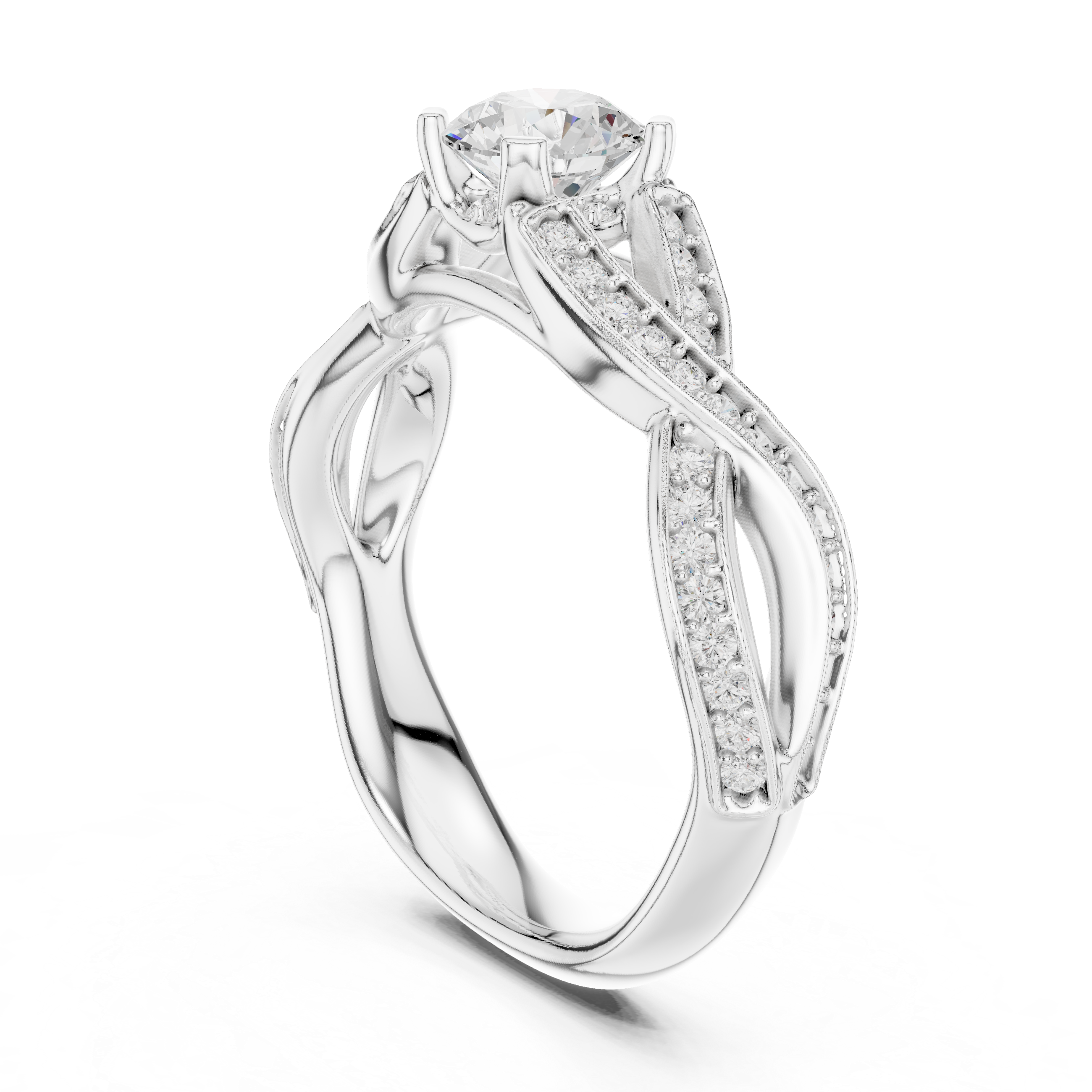 Glacial Ice Lab grown diamond Rings design