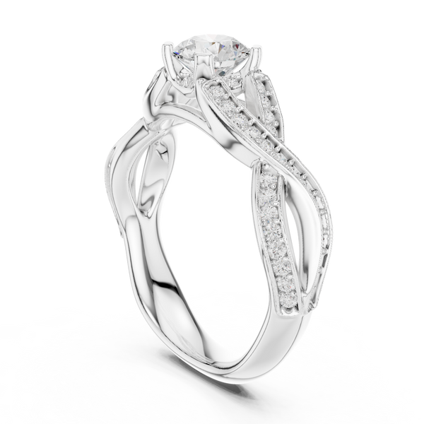 Glacial Ice Lab grown diamond Rings design