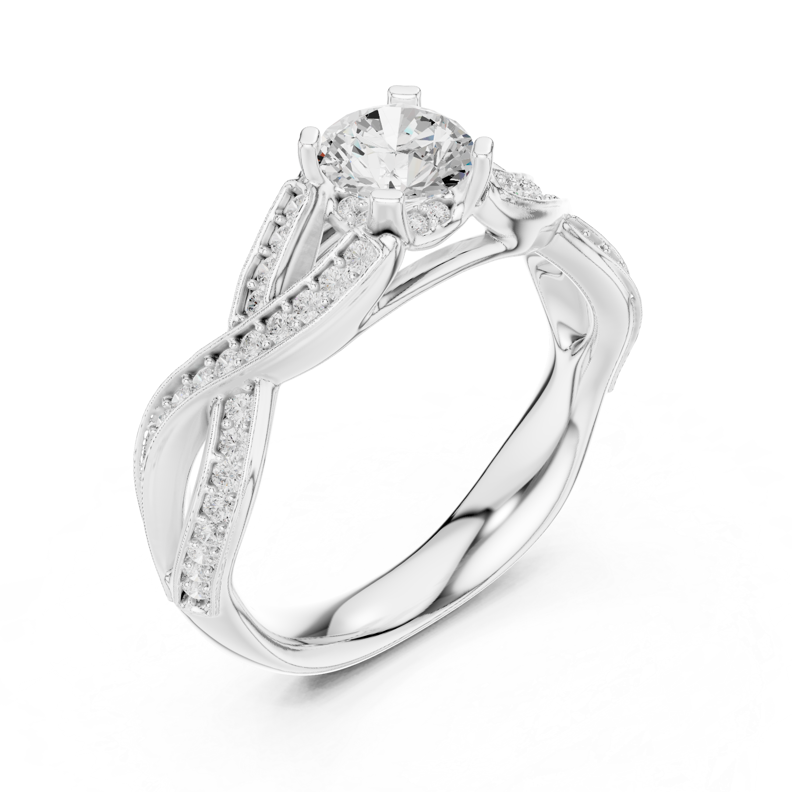 Glacial Ice Lab grown diamond Rings design
