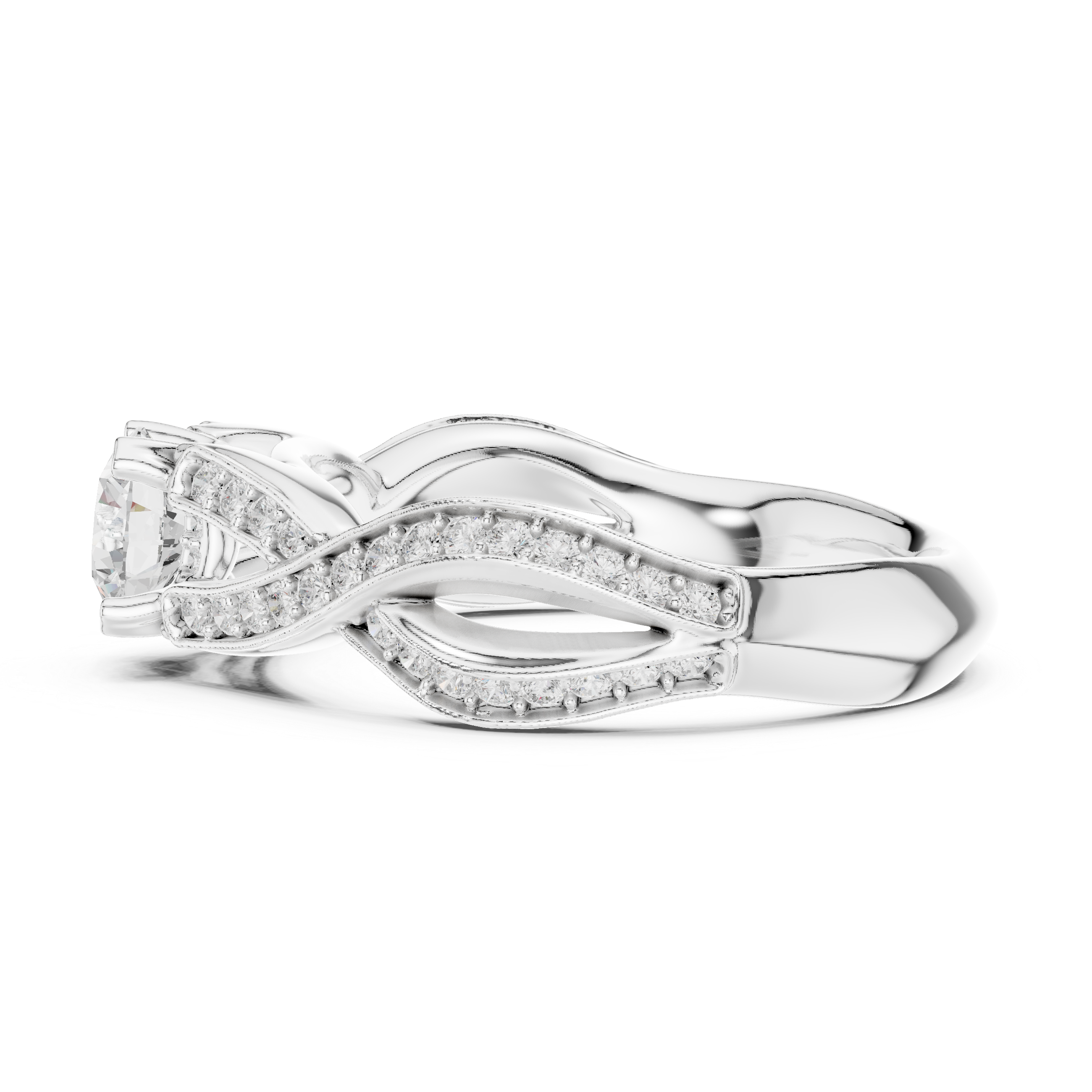 Glacial Ice Lab grown diamond Rings design