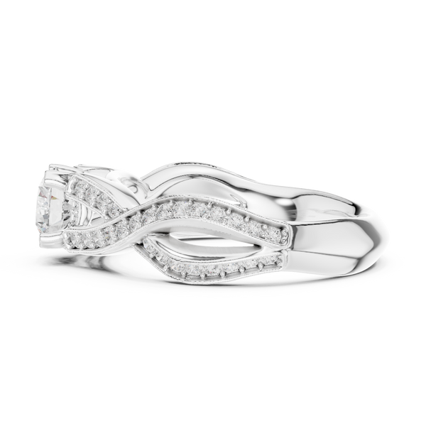 Glacial Ice Lab grown diamond Rings design