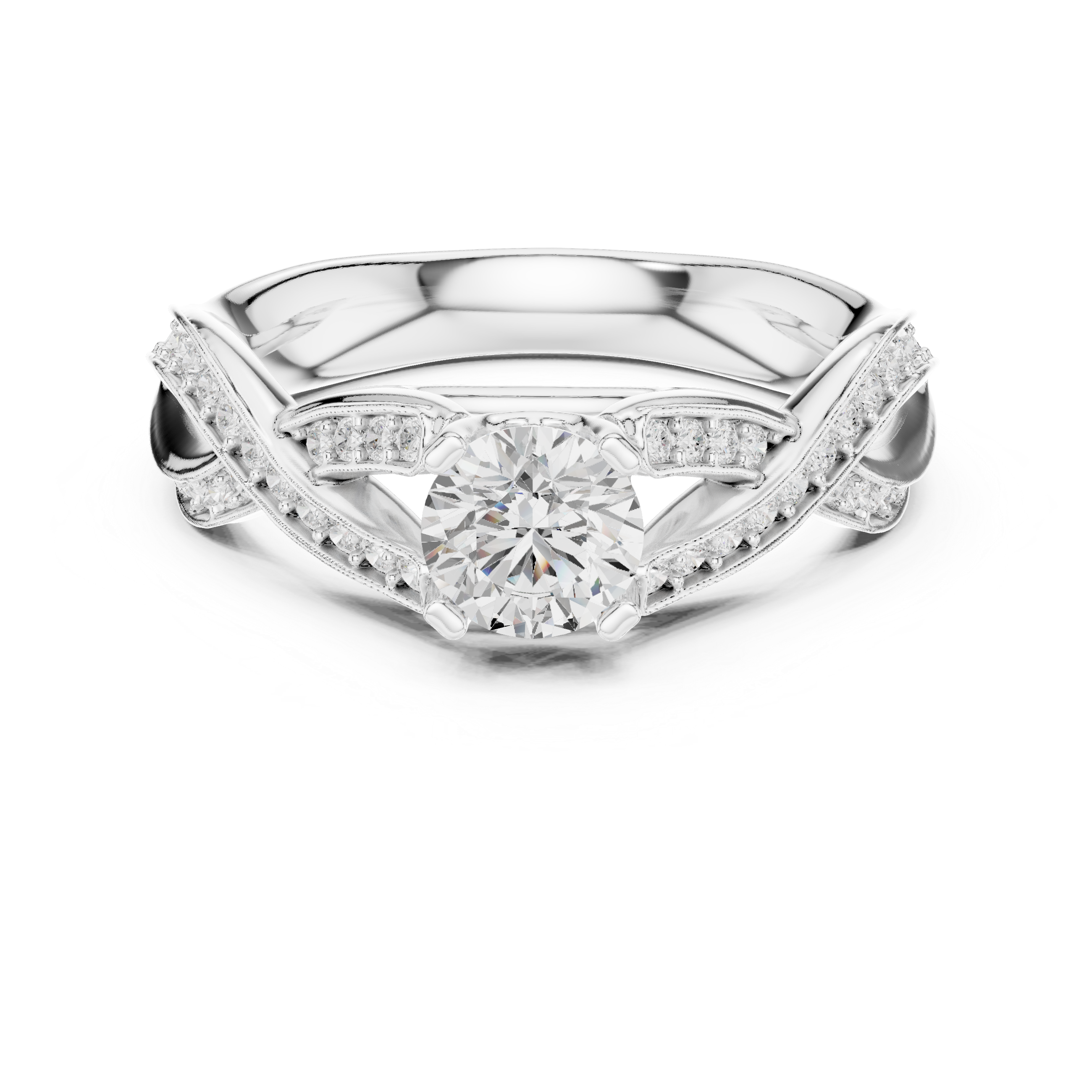 Glacial Ice Lab grown diamond Rings design