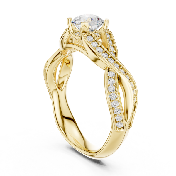 Glacial Ice Lab grown diamond Rings design