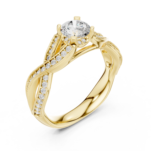 Glacial Ice Lab grown diamond Rings design