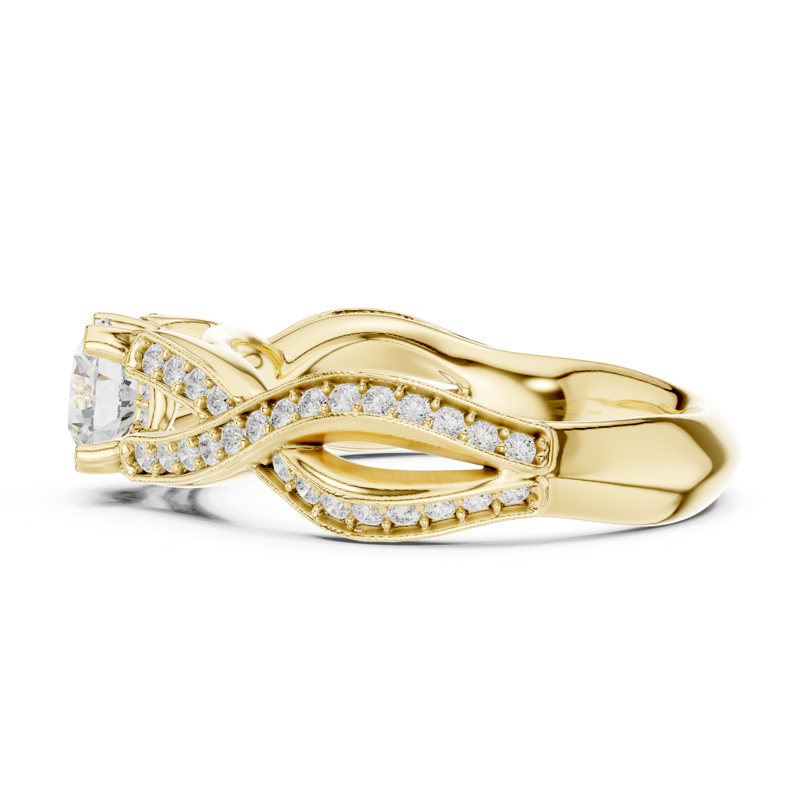 Glacial Ice Lab grown diamond Rings design