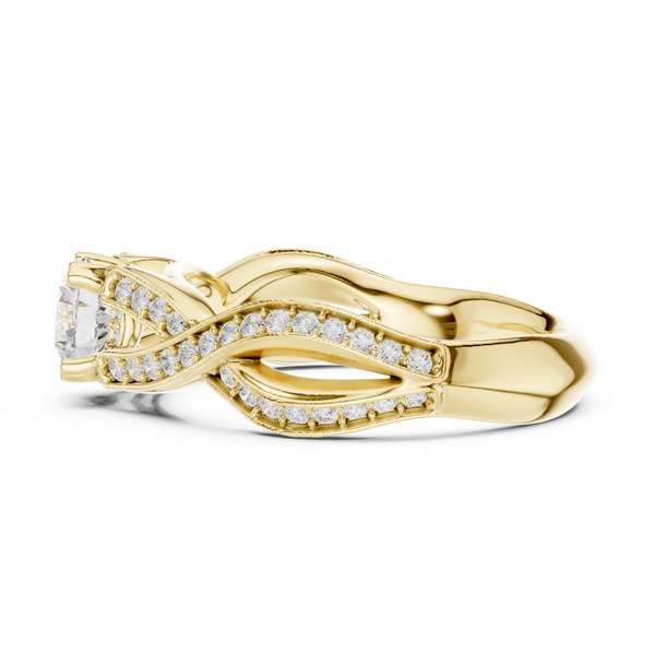 Glacial Ice Lab grown diamond Rings design