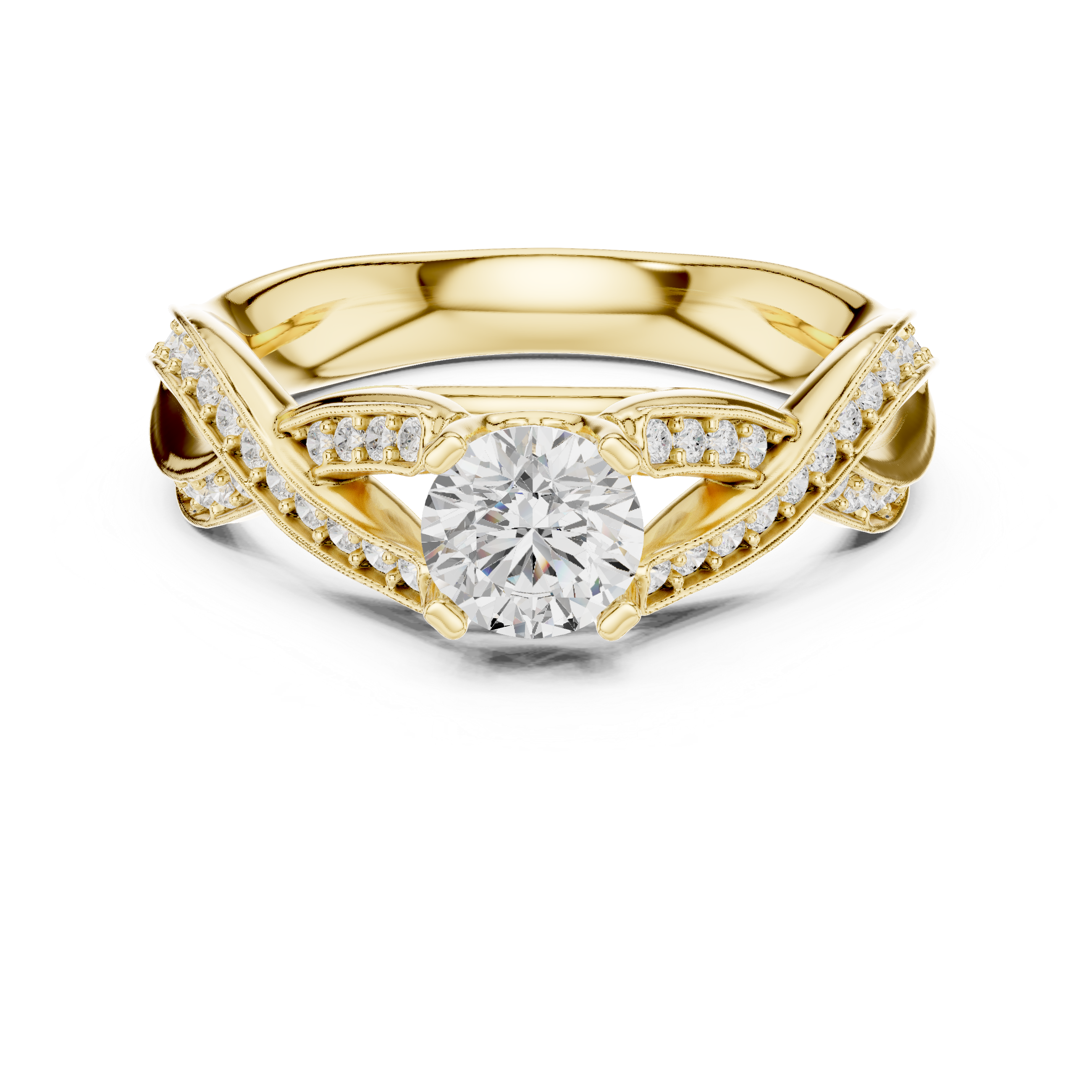 Glacial Ice Lab grown diamond Rings design